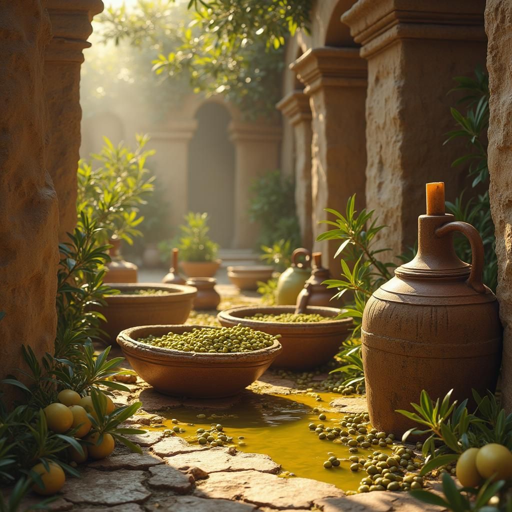 Ancient Olive Oil Production